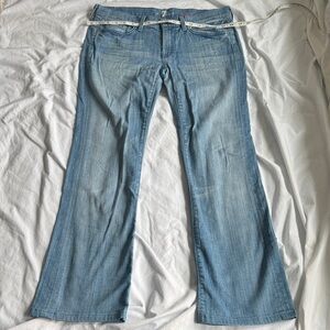 7 For All Mankind Light Soft Bootcut Jeans